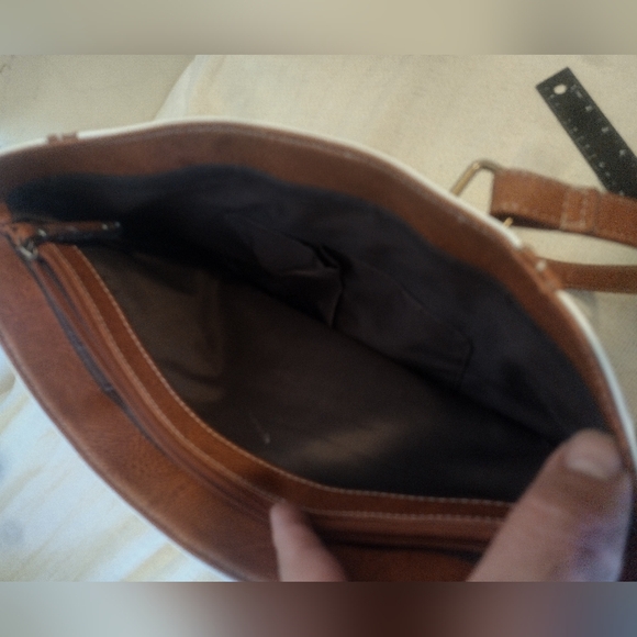 B.o.c  White Leather BOC Bag - Picture 9 of 16